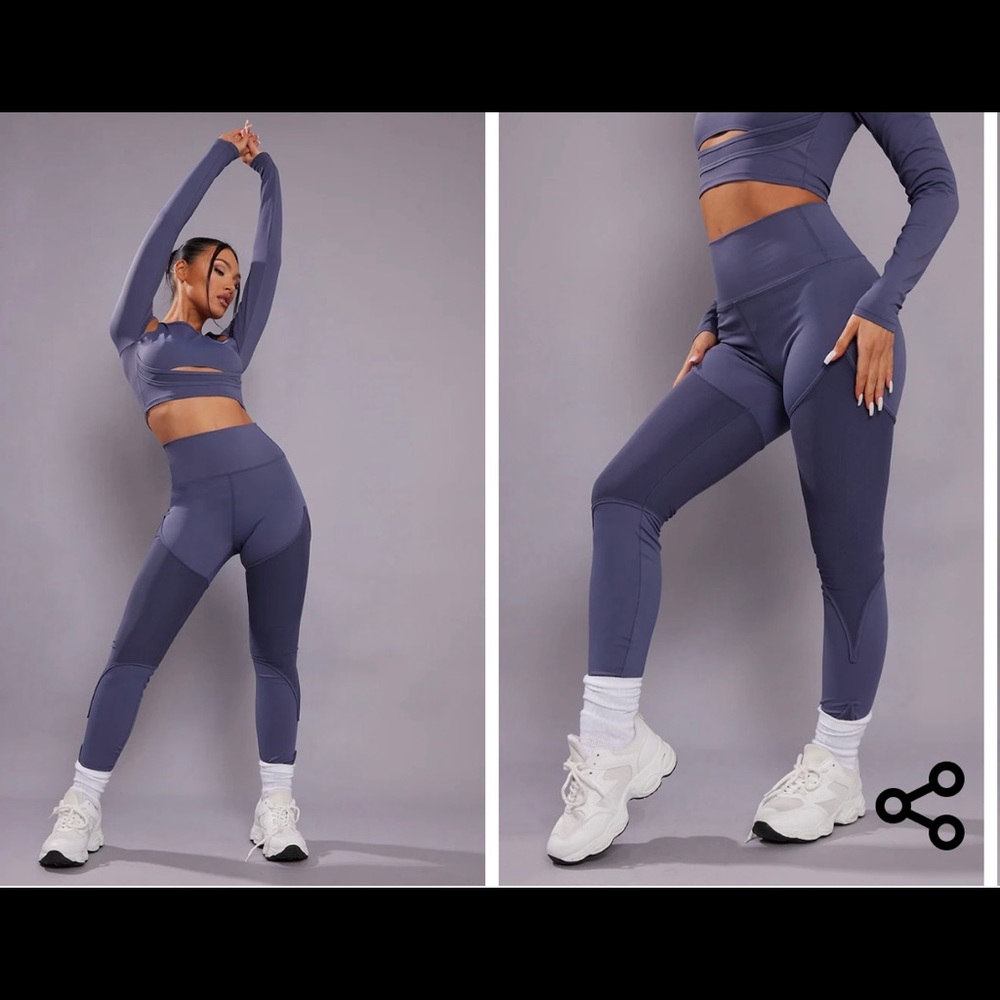 Mesh Detail Sports Leggings